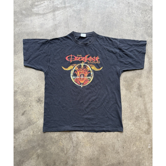 Vintage The Ozzfest 2000 Band Tee Tour Shirt Black All Sport XL Heavy Metal Rock - Picture 1 of 8